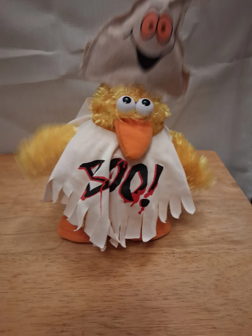 Rare Dan Dee Sesame Street Big Bird Ghost Plüsch Tier Boo! Halloween - Collector